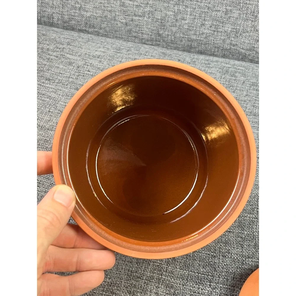 Henry Watson Pottery Original Suffolk Tea Canister Terracotta Made England New